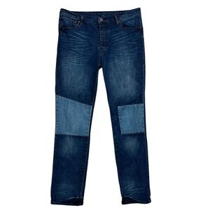 Rare Patchwork Levi’s 510 Men’s Size 36 x 32 Super Skinny Blue Denim